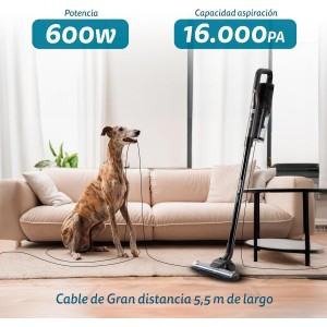 Vertikaler Besenstaubsauger mit Kabel Grunkel ASP-ROLLER 600W