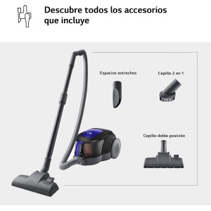 Aspirador de Trineo sin Bolsa LG VC5506NHTB 650W