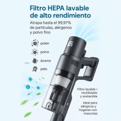Vertikaler Besenstaubsauger ohne Kabel Grunkel ASP-ULTRASLIM22 200W