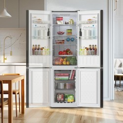 Kühlschrank Combi Cecotec Bolero CoolMarket Combi 250 Grey Glass E Kapazität 250 Liter