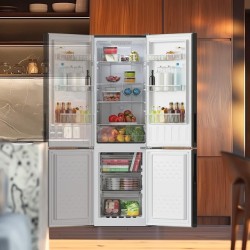 Kühlschrank Combi Cecotec Bolero CoolMarket Combi 250 Black Glass E Kapazität 250 Liter