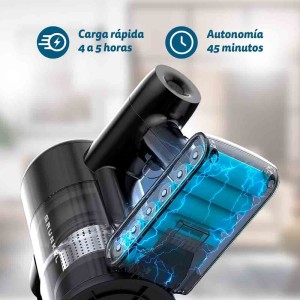 Aspirador de Escoba Vertical sin Cable GRUNKEL ASP-27KPA 350W