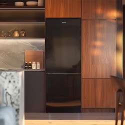 Kühlschrank Combi Cecotec Bolero CoolMarket Combi 250 Black Glass E Kapazität 250 Liter