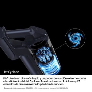Aspirador de Escoba Vertical sin Cable Samsung Jet 60 Turbo VS15A6031R4/ET 150W