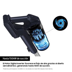 Vertikaler Besenstaubsauger ohne Kabel Samsung Jet 60 Turbo VS15A6031R4/ET 150W