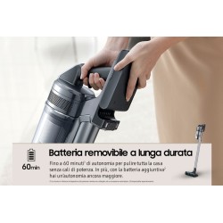Stabstaubsauger Vertikale kabellos Samsung Jet 75E Complete VS20B75ACR5/WA