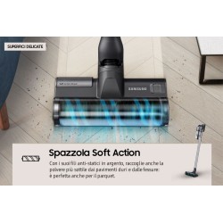 Stabstaubsauger Vertikale kabellos Samsung Jet 75E Complete VS20B75ACR5/WA