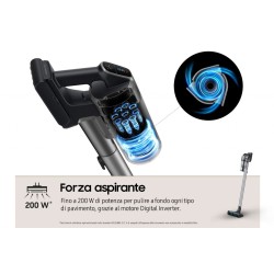 Stabstaubsauger Vertikale kabellos Samsung Jet 75E Complete VS20B75ACR5/WA