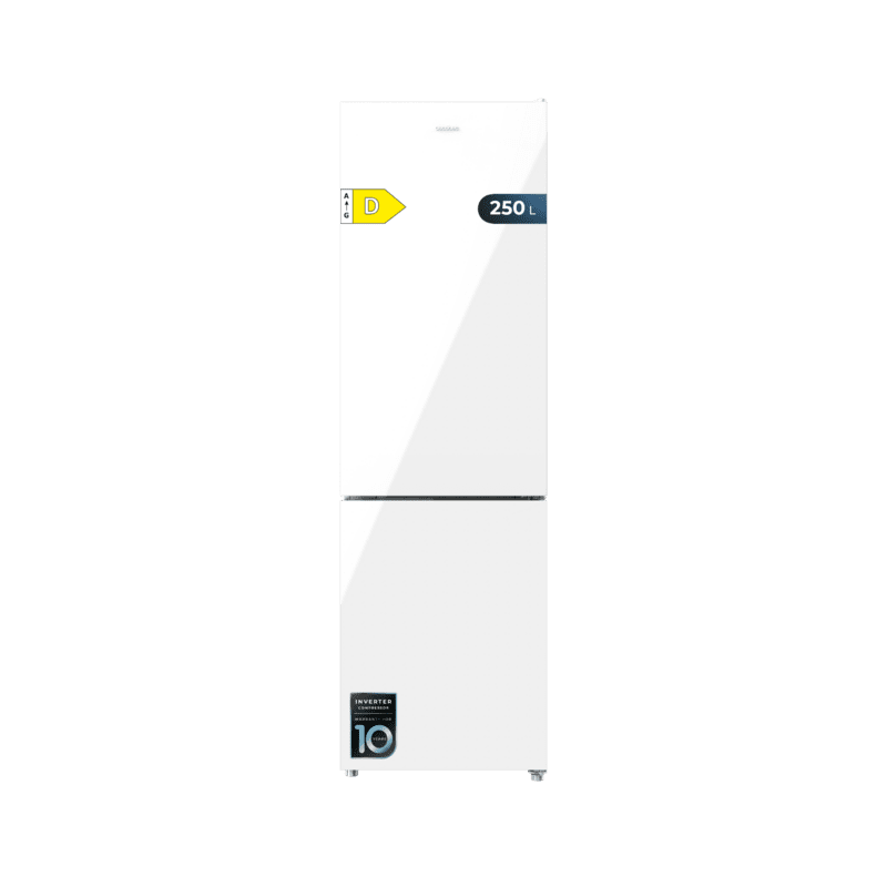 Kühlschrank Combi Cecotec Bolero CoolMarket Combi 250 White Glass D Kapazität 250 Liter Kühlschrank Combi Cecotec Bolero CoolMarket Combi 250 White Glass D Kapazität 250 Liter