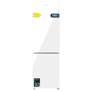 Frigorífico Combi Cecotec Bolero CoolMarket Combi 250 White Glass D Capacidad de 250 Litros