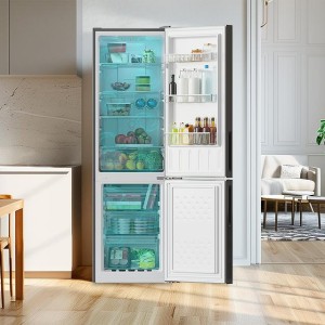 Kühlschrank Combi Cecotec Bolero CoolMarket Combi 250 Grey Glass D Kapazität 250 Liter