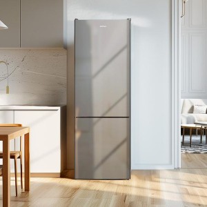 Frigorífico Combi Cecotec Bolero CoolMarket Combi 250 Grey Glass D Capacidad de 250 Litros