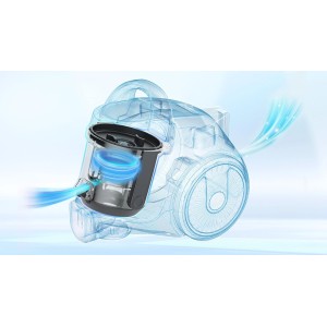 Schlittenstaubsauger ohne Beutel Bosch Serie 2 GS05 CLEANN'N BGC05AAA1 700W