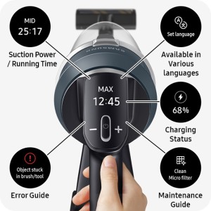 Vertikaler Besenstaubsauger ohne Kabel Samsung Jet 85 Digital Inverter VS20C8524TB/WA