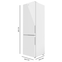 Kühlschrank Combi Cecotec Bolero CoolMarket Combi 356 White Glass E Kapazität 250 Liter