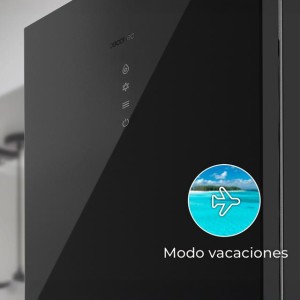 Frigorífico Combi Cecotec Bolero CoolMarket Combi 356 Grey Glass E Capacidad de 356 Litros