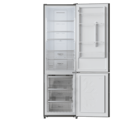 Frigorífico Combi Cecotec Bolero CoolMarket Combi 356 Grey Glass E Capacidad de 356 Litros