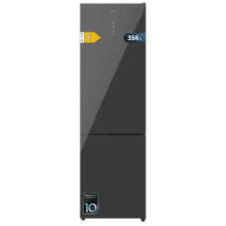 Kühlschrank Combi Cecotec Bolero CoolMarket Combi 356 Grey Glass E Kapazität 356 Liter