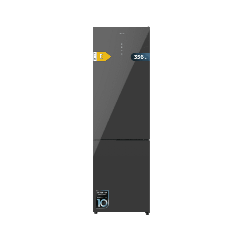 Kühlschrank Combi Cecotec Bolero CoolMarket Combi 356 Grey Glass E Kapazität 356 Liter Kühlschrank Combi Cecotec Bolero CoolMarket Combi 356 Grey Glass E Kapazität 356 Liter