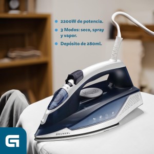 Plancha de Vapor Grunkel PL22NS 2200W