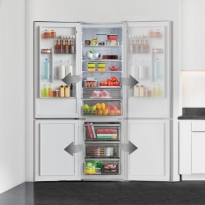 Frigorífico Americano Cecotec Bolero CoolMarket SBS 430 Dark E Capacidad de 562 Litros