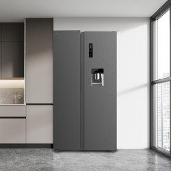 Frigorífico Americano Cecotec Bolero CoolMarket SBS 559 Dark E Capacidad de 559 Litros