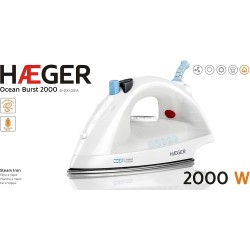 Dampfbügeleisen Haeger SI200001A Ocean Burst 2000W