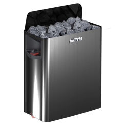 Estufa para sauna HARVIA Wall Black con unidad de control
