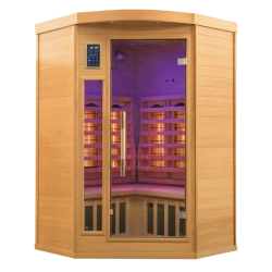 Sauna de Infrarrojos para esquina Apollon Quartz para 2-3 personas