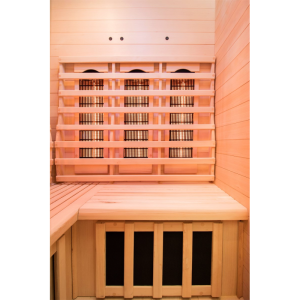 Apollon Quartz Infrarot-Ecksauna für 2-3 Personen