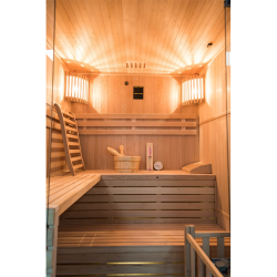 Klassische Dampfsauna Sense, 4-Personen-Modell