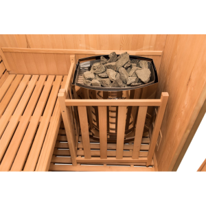 Klassische Dampfsauna Sense, 4-Personen-Modell