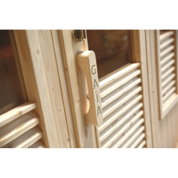 HOLL'S Gaïa Bella Außen-Dampfsauna inklusive Zubehör