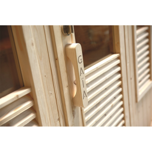 HOLL'S Gaïa Bella Außen-Dampfsauna inklusive Zubehör