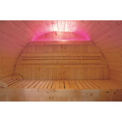 HOLL'S Gaïa Bella Außen-Dampfsauna inklusive Zubehör