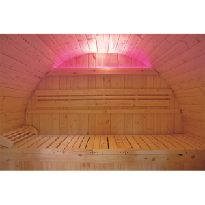 Sauna de Exterior HOLL’S Gaïa Bella con Accesorios