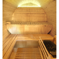 Sauna de Exterior HOLL’S Gaïa Luna con Accesorios