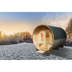 HOLL'S Gaïa Luna Außen-Dampfsauna inklusive Zubehör