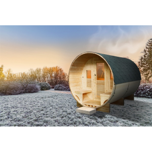HOLL'S Gaïa Luna Außen-Dampfsauna inklusive Zubehör