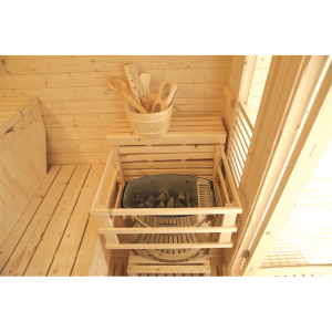 Sauna de Exterior HOLL’S Gaïa Luna con Accesorios