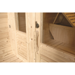 Sauna de Exterior HOLL’S Gaïa Luna con Accesorios