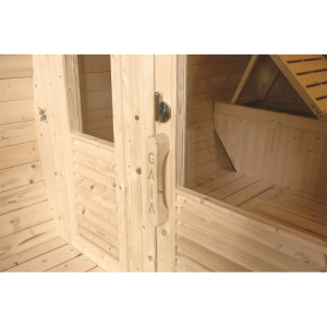 Sauna de Exterior HOLL’S Gaïa Luna con Accesorios
