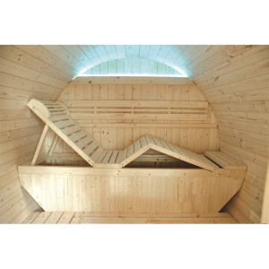 Sauna de Exterior HOLL’S Gaïa Luna con Accesorios