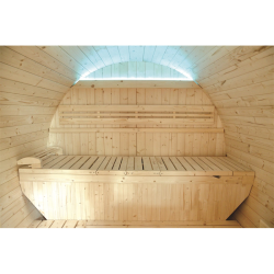 Sauna de Exterior HOLL’S Gaïa Luna con Accesorios
