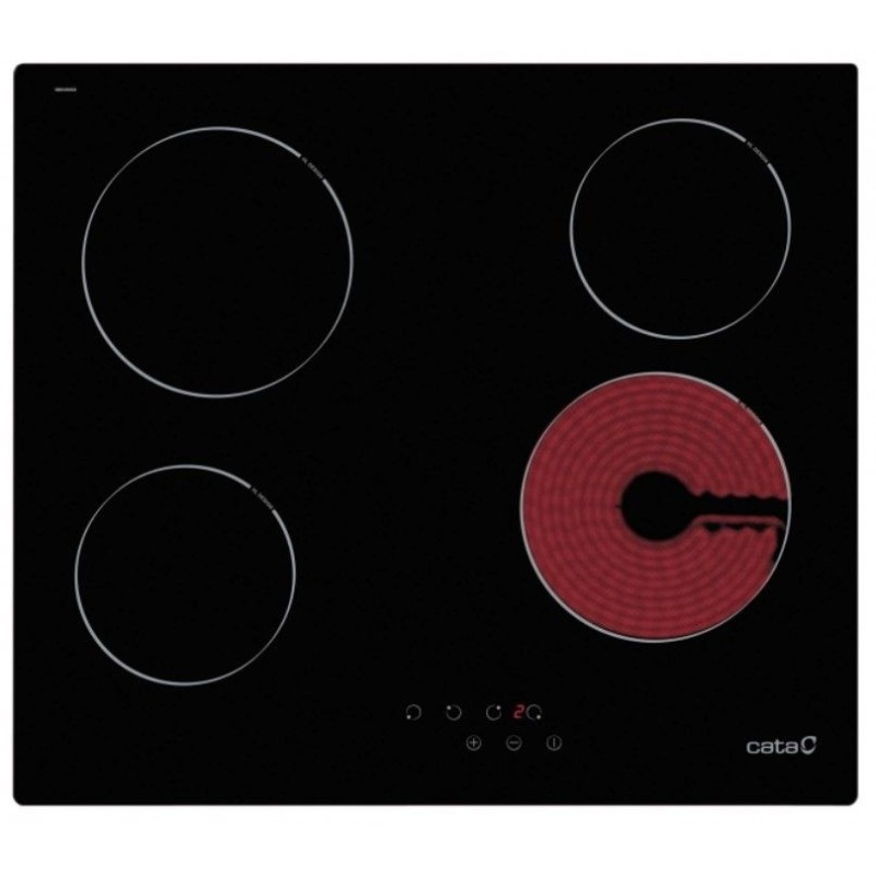 Placa de Vitrocerámica CATA TN604B 4 zonas Placa de Vitrocerámica CATA TN604B 4 zonas