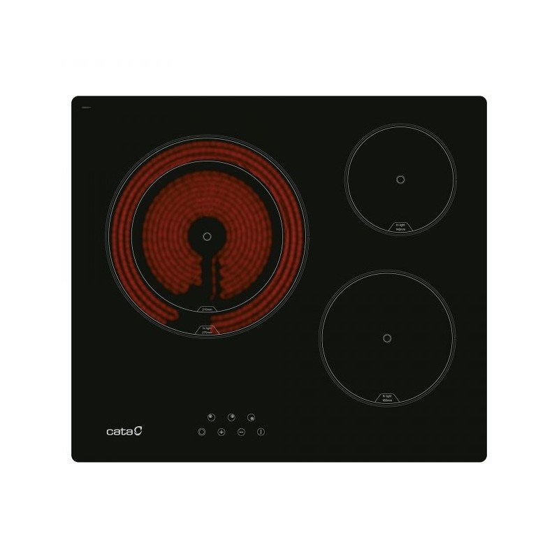 CATA TD6003BKA Kochfeld Glaskeramik mit 3 Kochzonen CATA TD6003BKA Kochfeld Glaskeramik mit 3 Kochzonen