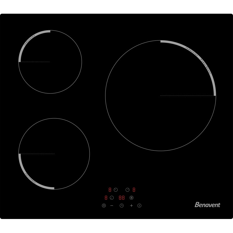 Benavent IBB360 Induktionskochfeld mit 3 Kochzonen Benavent IBB360 Induktionskochfeld mit 3 Kochzonen