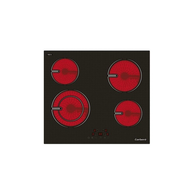 Placa de Vitrocerámica Corberó CCVG8422 4 zonas