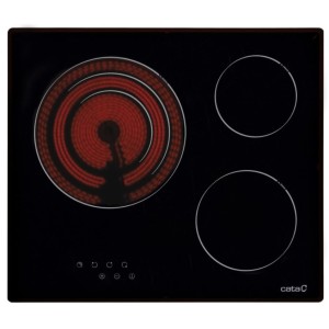 Glaskeramik-Kochfeld CATA TT6003 mit 3 Zonen