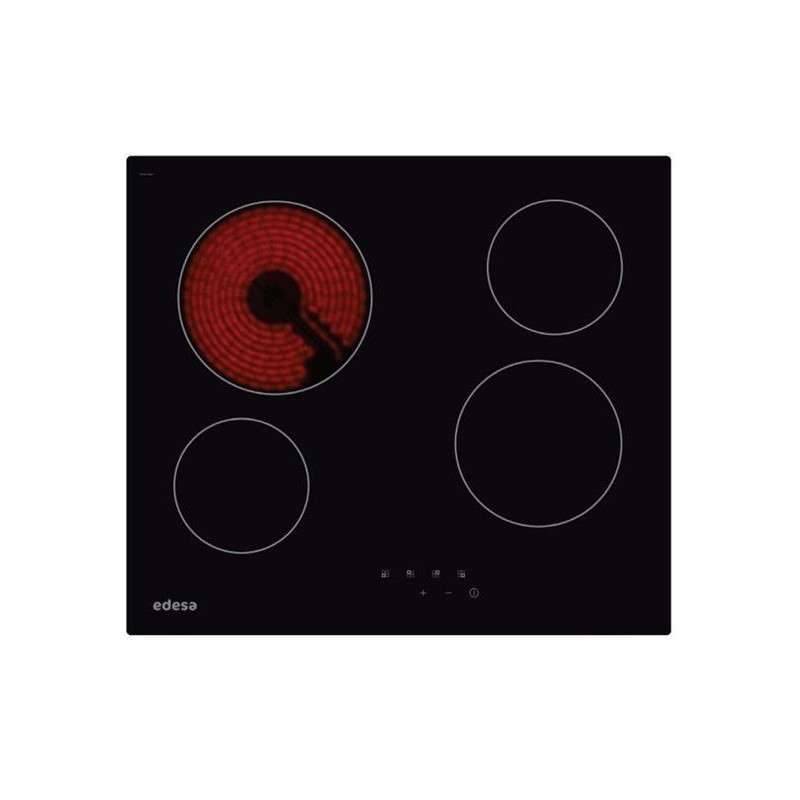 Glaskeramik-Kochfeld EDESA EVT6422R mit 4 Zonen